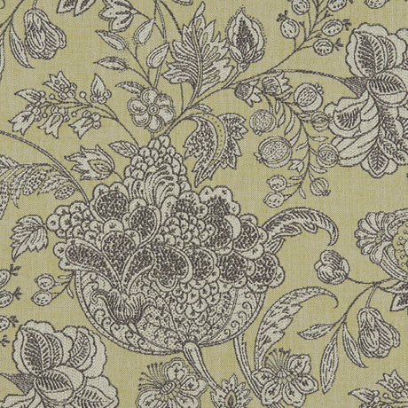 CLARKE AND CLARKE F1181/03.CAC.0 WOODSFORD CITRON Fabric - Eade's Wallpaper