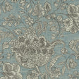 CLARKE AND CLARKE F1181/09.CAC.0 WOODSFORD TEAL Fabric - Eade's Wallpaper