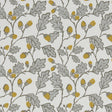 CLARKE AND CLARKE F1182/02.CAC.0 ACORN TRAIL NATURAL Fabric - Eade's Wallpaper