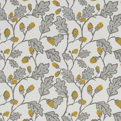 CLARKE AND CLARKE F1182/02.CAC.0 ACORN TRAIL NATURAL Fabric - Eade's Wallpaper