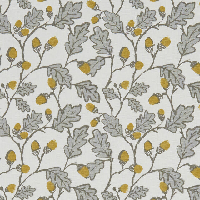 CLARKE AND CLARKE F1182/02.CAC.0 ACORN TRAIL NATURAL Fabric - Eade's Wallpaper