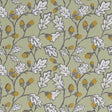 CLARKE AND CLARKE F1182/03.CAC.0 ACORN TRAIL SAGE Fabric - Eade's Wallpaper