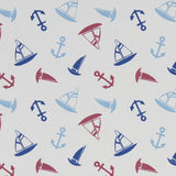CLARKE AND CLARKE F1183/01.CAC.0 AHOY MARINE Fabric - Eade's Wallpaper