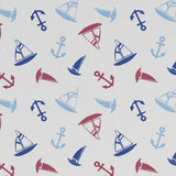 CLARKE AND CLARKE F1183/01.CAC.0 AHOY MARINE Fabric - Eade's Wallpaper