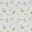 CLARKE AND CLARKE F1183/02.CAC.0 AHOY MINERAL Fabric - Eade's Wallpaper