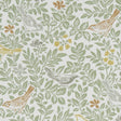 CLARKE AND CLARKE F1184/01.CAC.0 BIRD SONG AUTUMN Fabric - Eade's Wallpaper