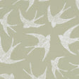 CLARKE AND CLARKE F1187/05.CAC.0 FLY AWAY SAGE Fabric - Eade's Wallpaper