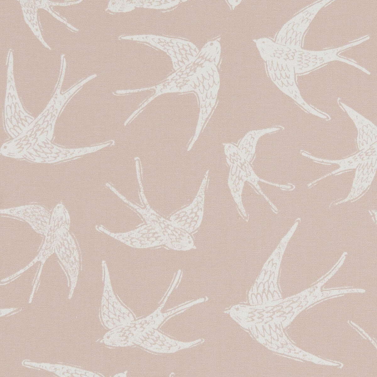 CLARKE AND CLARKE F1187/06.CAC.0 FLY AWAY SORBET Fabric - Eade's Wallpaper
