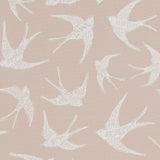 CLARKE AND CLARKE F1187/06.CAC.0 FLY AWAY SORBET Fabric - Eade's Wallpaper