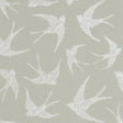 CLARKE AND CLARKE F1187/07.CAC.0 FLY AWAY TAUPE Fabric - Eade's Wallpaper