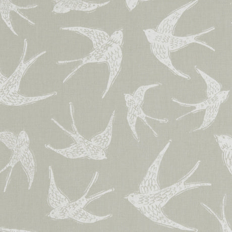 CLARKE AND CLARKE F1187/07.CAC.0 FLY AWAY TAUPE Fabric - Eade's Wallpaper