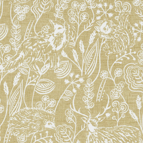 CLARKE AND CLARKE F1197/02.CAC.0 WESTLETON OCHRE Fabric - Eade's Wallpaper