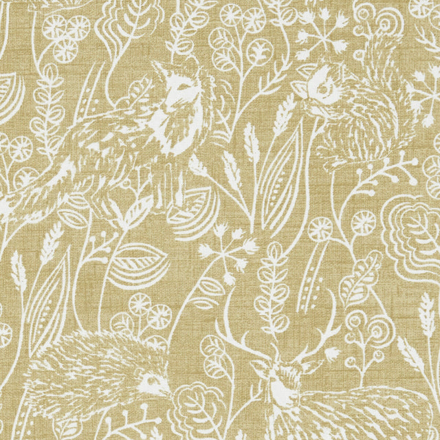 CLARKE AND CLARKE F1197/02.CAC.0 WESTLETON OCHRE Fabric - Eade's Wallpaper