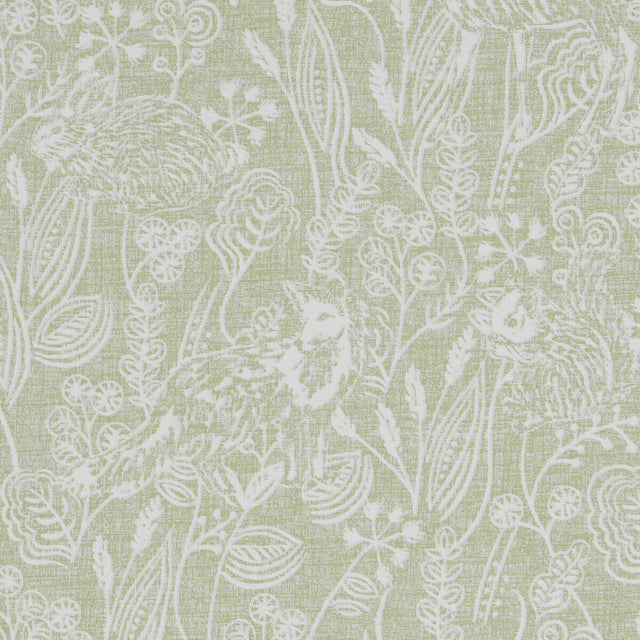 CLARKE AND CLARKE F1197/03.CAC.0 WESTLETON SAGE Fabric - Eade's Wallpaper