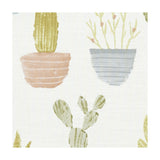 CLARKE AND CLARKE F1233/04.CAC.0 CACTUS PASTEL Fabric - Eade's Wallpaper