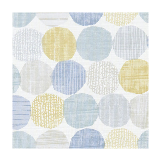 CLARKE AND CLARKE F1235/01.CAC.0 STEPPING STONES CHAMBRAY/HONEY Fabric - Eade's Wallpaper