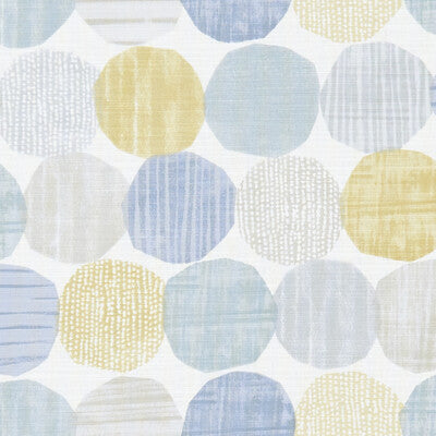 CLARKE AND CLARKE F1235/01.CAC.0 STEPPING STONES CHAMBRAY/HONEY Fabric - Eade's Wallpaper