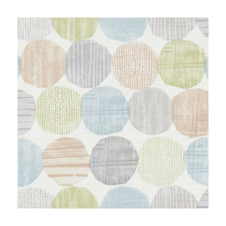 CLARKE AND CLARKE F1235/04.CAC.0 STEPPING STONES PASTEL Fabric - Eade's Wallpaper