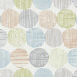 CLARKE AND CLARKE F1235/04.CAC.0 STEPPING STONES PASTEL Fabric - Eade's Wallpaper