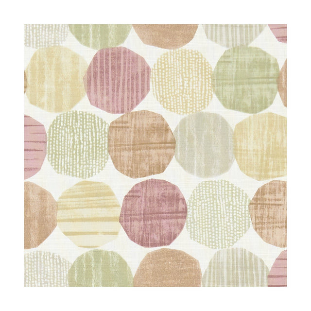 CLARKE AND CLARKE F1235/05.CAC.0 STEPPING STONES SPICE Fabric - Eade's Wallpaper