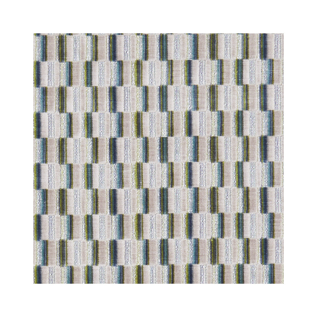 CLARKE AND CLARKE F1240/05.CAC.0 CUBIS PEACOCK Fabric - Eade's Wallpaper