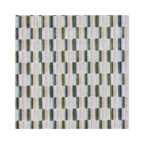 CLARKE AND CLARKE F1240/05.CAC.0 CUBIS PEACOCK Fabric - Eade's Wallpaper
