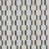 CLARKE AND CLARKE F1240/05.CAC.0 CUBIS PEACOCK Fabric - Eade's Wallpaper