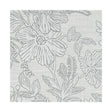 CLARKE AND CLARKE F1245/07.CAC.0 HOLLYHURST SILVER Fabric - Eade's Wallpaper