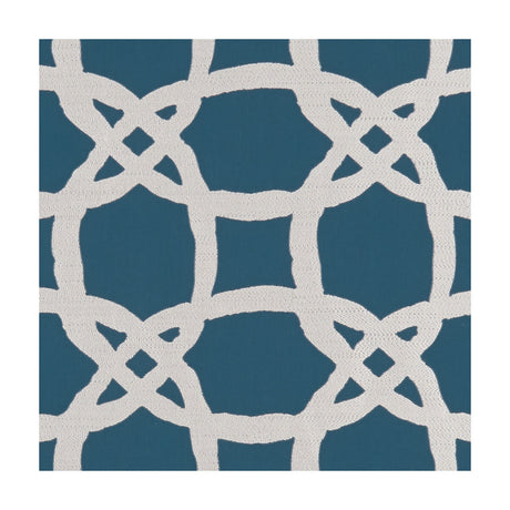 CLARKE AND CLARKE F1247/02.CAC.0 FASCINO KINGFISHER Fabric - Eade's Wallpaper