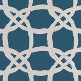 CLARKE AND CLARKE F1247/02.CAC.0 FASCINO KINGFISHER Fabric - Eade's Wallpaper