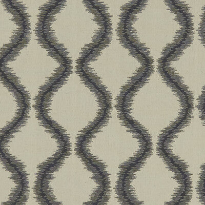 CLARKE AND CLARKE F1249/05.CAC.0 SOLARE NERO Fabric - Eade's Wallpaper