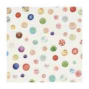 CLARKE AND CLARKE F1259/01.CAC.0 BUTTON BOX CREAM Fabric - Eade's Wallpaper