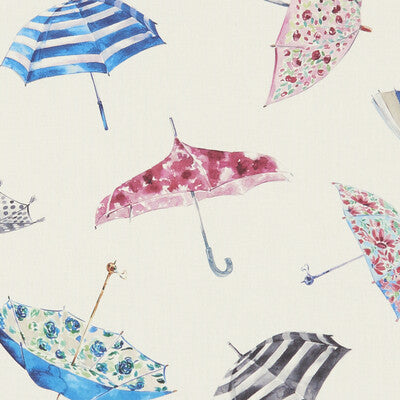 CLARKE AND CLARKE F1274/01.CAC.0 UMBRELLAS CREAM Fabric - Eade's Wallpaper