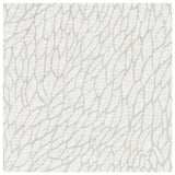 CLARKE AND CLARKE F1278/01.CAC.0 CORALLINO SHEER CHALK/SILVER Fabric - Eade's Wallpaper