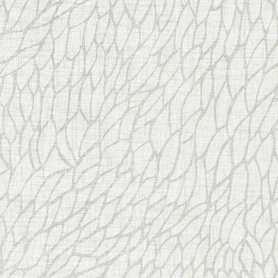 CLARKE AND CLARKE F1278/01.CAC.0 CORALLINO SHEER CHALK/SILVER Fabric - Eade's Wallpaper