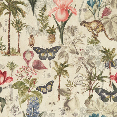 CLARKE AND CLARKE F1297/03.CAC.0 BOTANY TROPICAL Fabric - Eade's Wallpaper