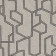 CLARKE AND CLARKE F1300/01.CAC.0 LABYRINTH CHARCOAL Fabric - Eade's Wallpaper
