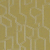CLARKE AND CLARKE F1300/02.CAC.0 LABYRINTH CITRON Fabric - Eade's Wallpaper