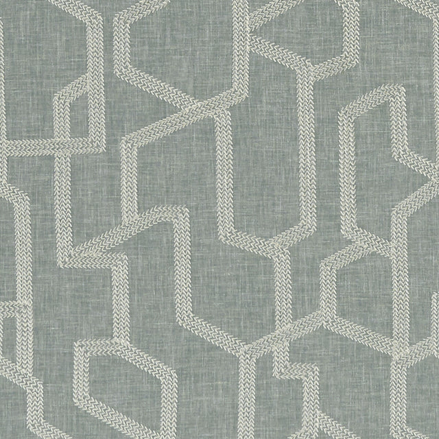 CLARKE AND CLARKE F1300/05.CAC.0 LABYRINTH MINERAL Fabric - Eade's Wallpaper