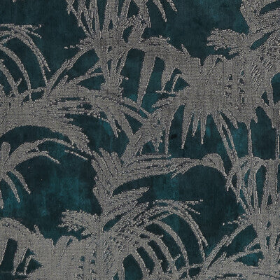 CLARKE AND CLARKE F1305/03.CAC.0 TROPICALE KINGFISHER Fabric - Eade's Wallpaper