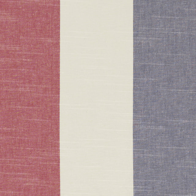 CLARKE AND CLARKE F1308/04.CAC.0 BUCKTON DENIM/RED Fabric - Eade's Wallpaper
