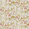 CLARKE AND CLARKE F1312/04.CAC.0 ASHBEE OCHRE Fabric - Eade's Wallpaper