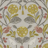 CLARKE AND CLARKE F1314/03.CAC.0 FORESTER OCHRE Fabric - Eade's Wallpaper