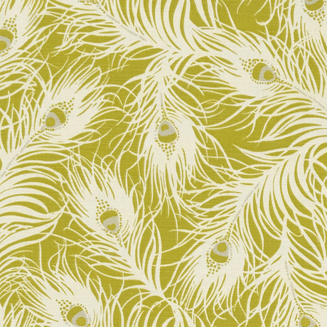 CLARKE AND CLARKE F1315/01.CAC.0 HARPER CHARTREUSE Fabric - Eade's Wallpaper