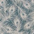 CLARKE AND CLARKE F1315/05.CAC.0 HARPER TEAL Fabric - Eade's Wallpaper