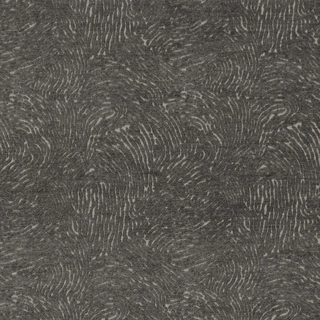 CLARKE AND CLARKE F1320/01.CAC.0 LEVANTE CHARCOAL Fabric - Eade's Wallpaper
