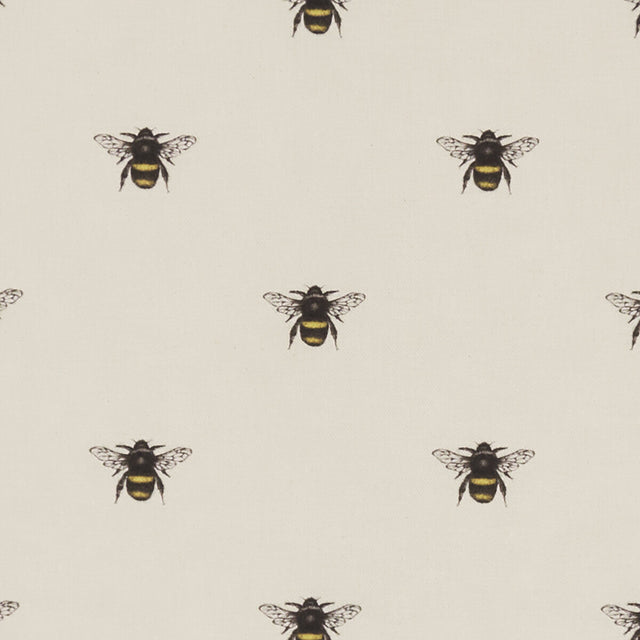 CLARKE AND CLARKE F1325/02.CAC.0 ABEJA IVORY Fabric - Eade's Wallpaper