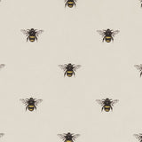 CLARKE AND CLARKE F1325/02.CAC.0 ABEJA IVORY Fabric - Eade's Wallpaper