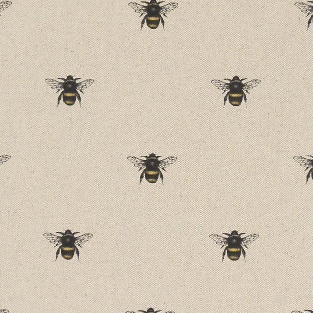 CLARKE AND CLARKE F1325/03.CAC.0 ABEJA LINEN Fabric - Eade's Wallpaper