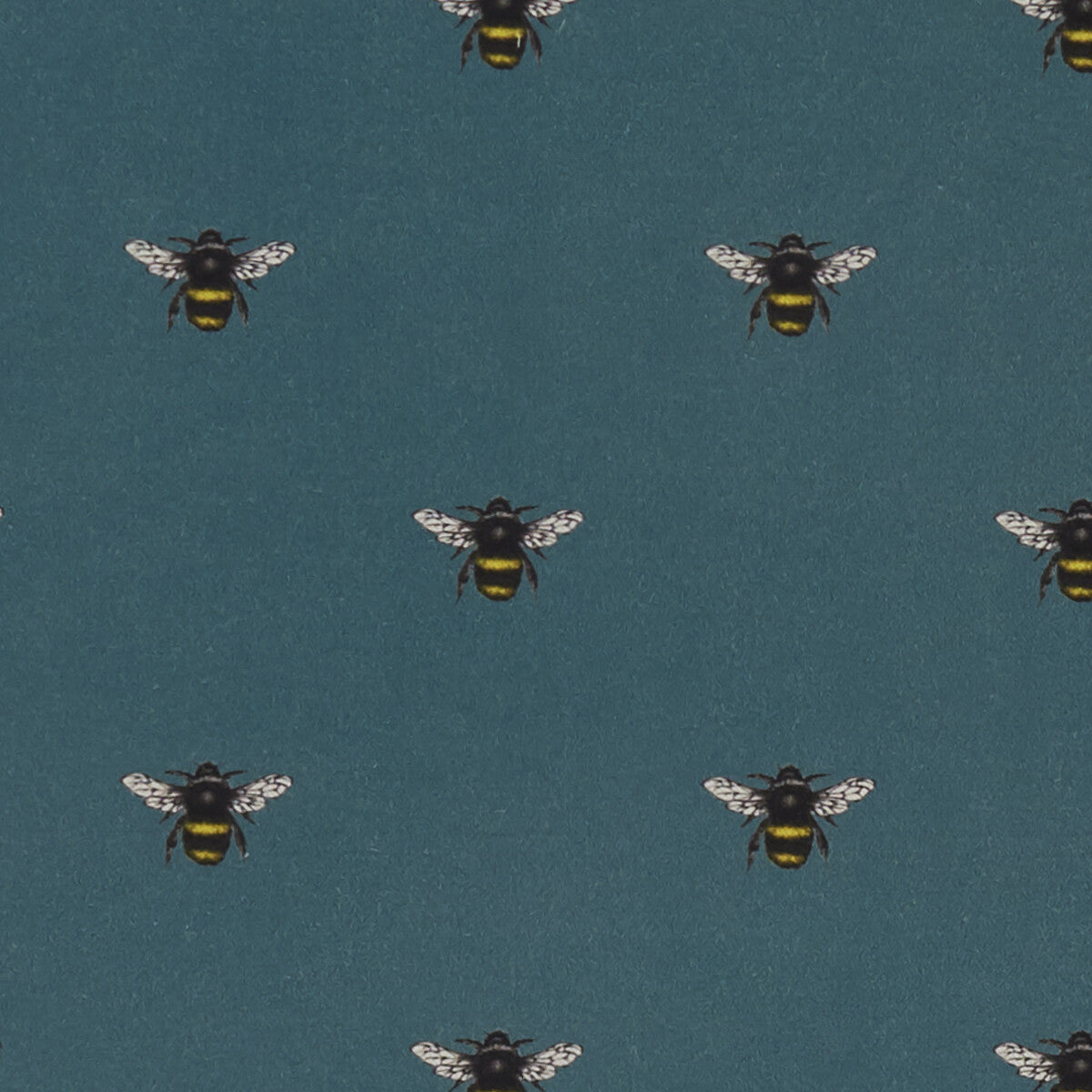 CLARKE AND CLARKE F1325/05.CAC.0 ABEJA TEAL Fabric - Eade's Wallpaper
